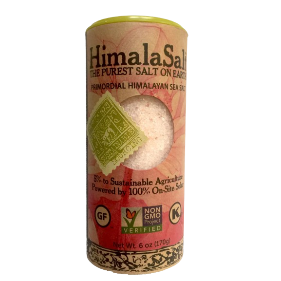 HIMALA SALT: Fine Grain Shaker Refillable, 6 oz - #tag1# - #tag2#