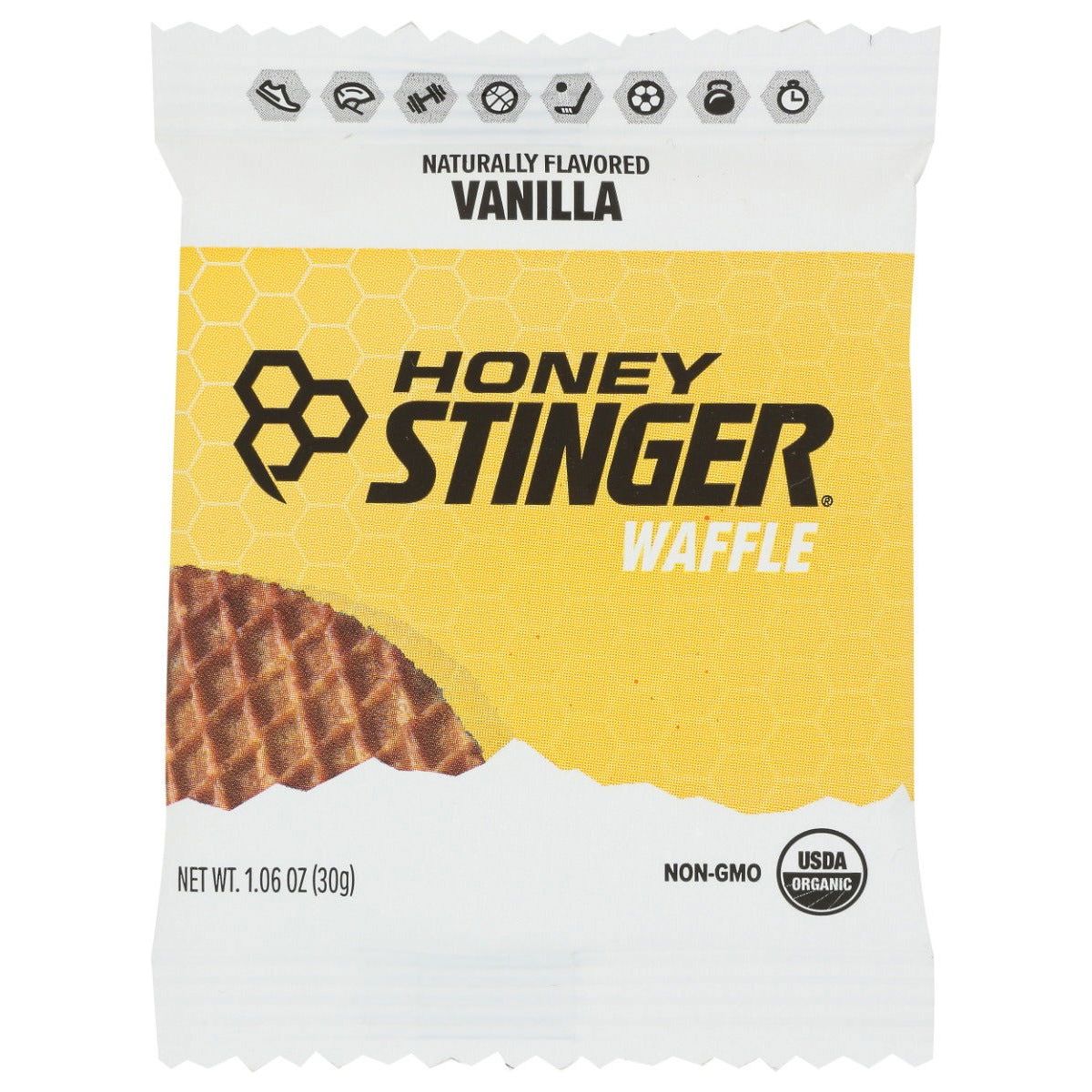HONEY STINGER: Waffle Vanilla, 1.06 oz - Sunshine Co Op. - #tag1# - #tag2# - #tag3# - #tag4#