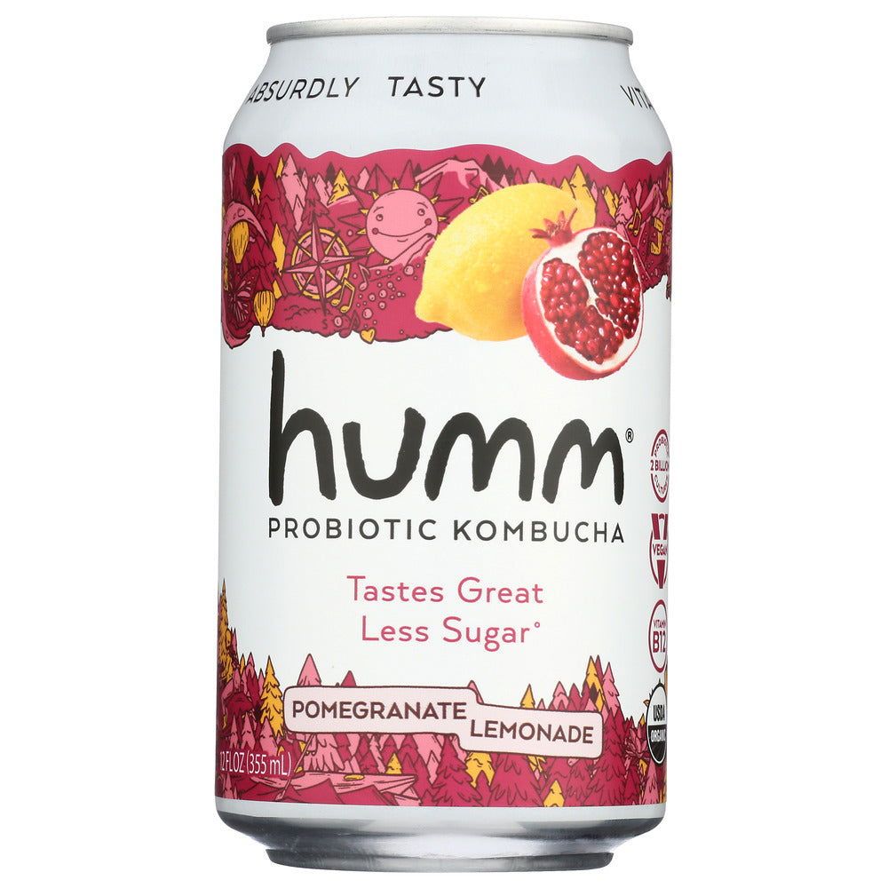HUMM: Kombucha Pomegranate Lemonade, 12 fo - #tag1# - #tag2#