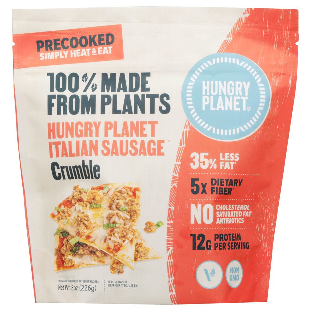 HUNGRY PLANET INC: Sausage Itl Crumble Plnt, 8 oz - #tag1# - #tag2#
