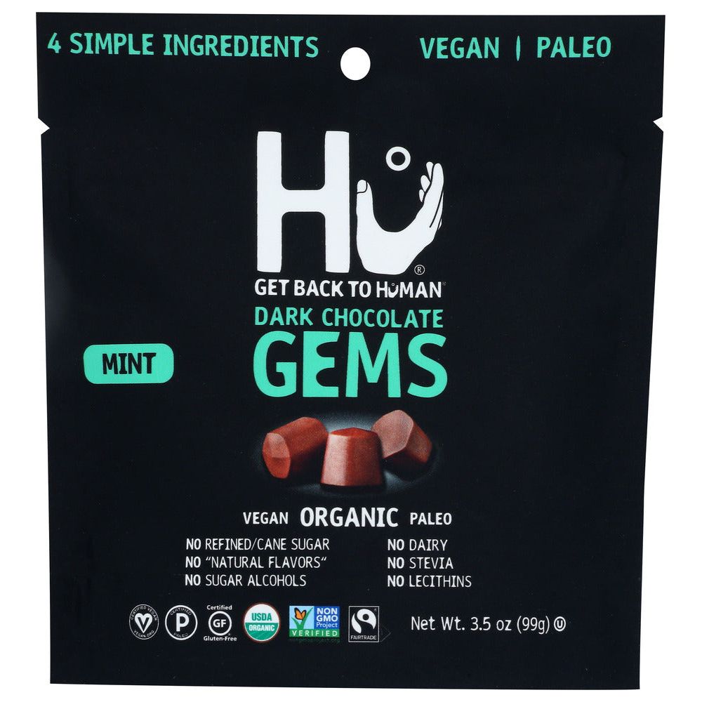 HU: Choc Gems Mint Snacking, 3.5 oz - #tag1# - #tag2#
