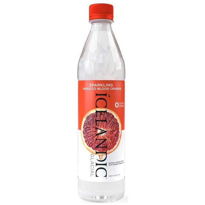 ICELANDIC GLACIAL: Sparkling Blood Orange Water, 16.9 fo - #tag1# - #tag2#