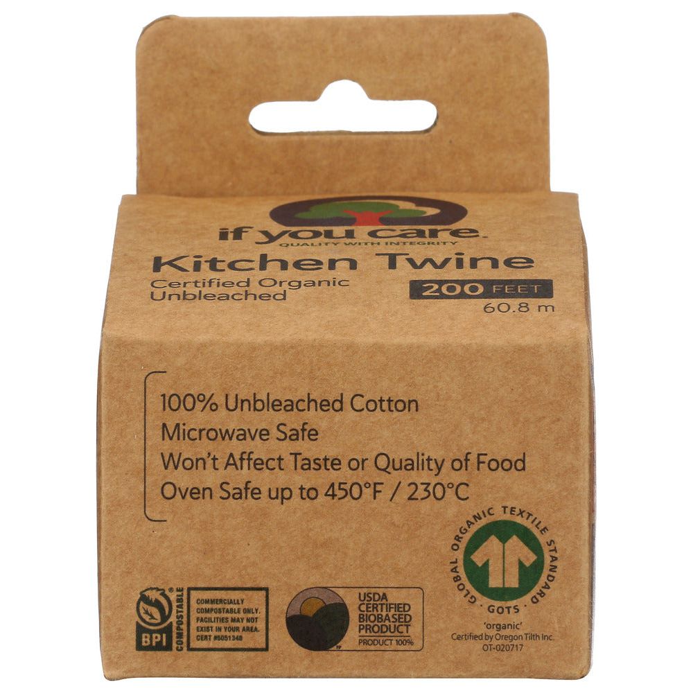 IF YOU CARE: 100% Natural Cooking Twine 200 ft, 1 ea - #tag1# - #tag2#