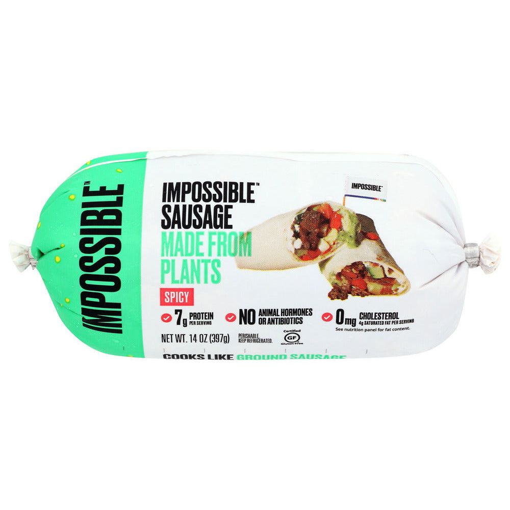 IMPOSSIBLE FOODS: Impossible Sausage Made From Plants Spicy, 14 oz - #tag1# - #tag2#