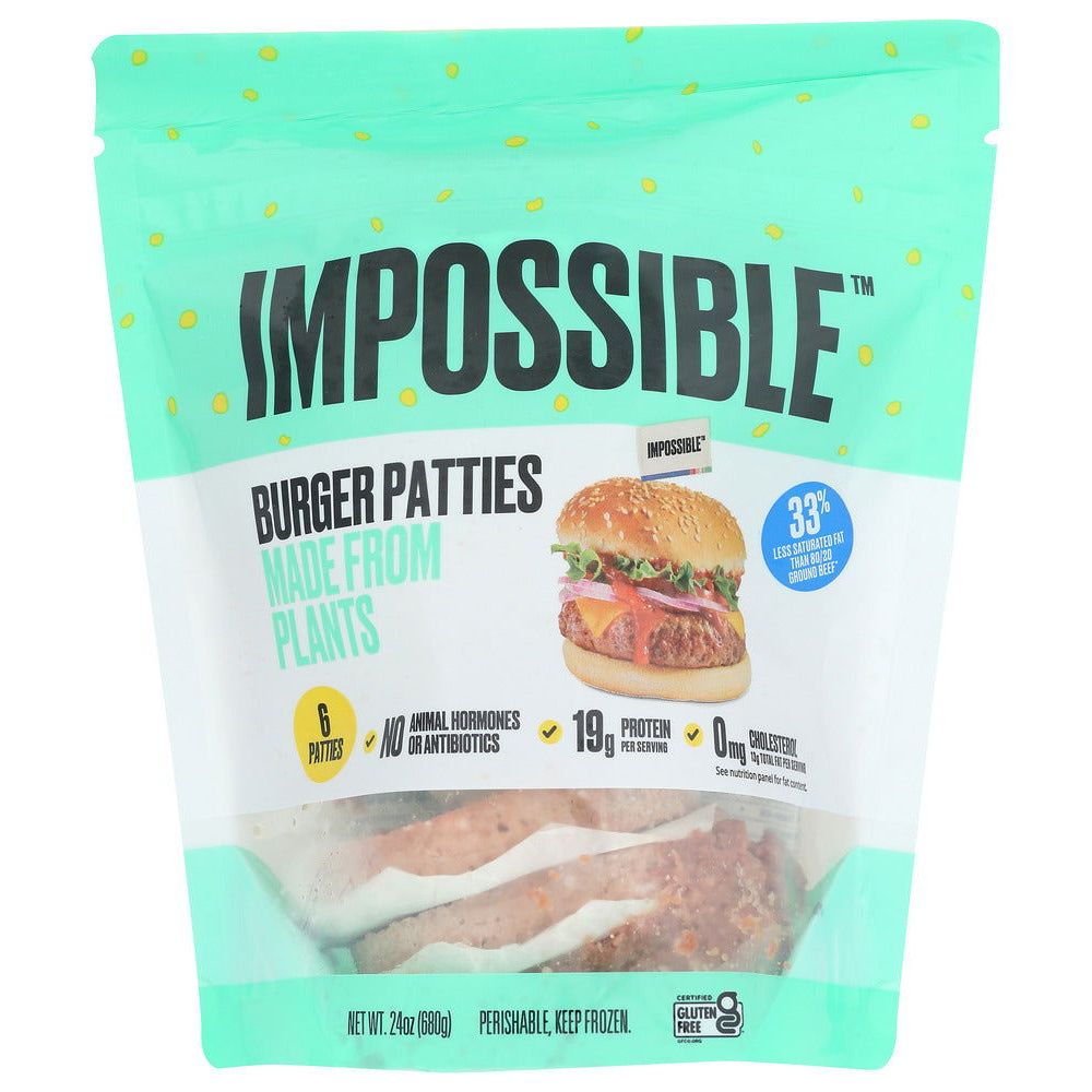 IMPOSSIBLE FOODS: Patties Impossible 6Ct, 1.5 lb - #tag1# - #tag2#