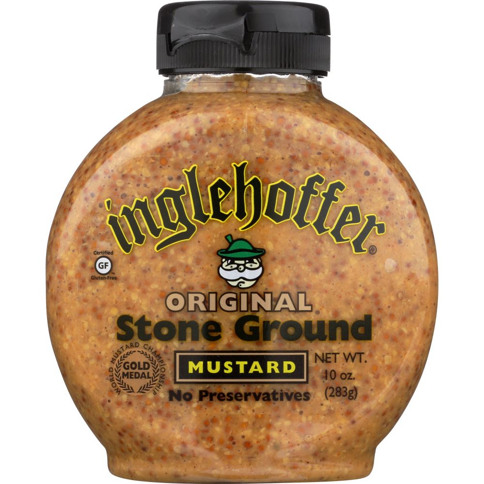 INGLEHOFFER: Mustard Sqz Stone Grnd, 10 oz - #tag1# - #tag2#