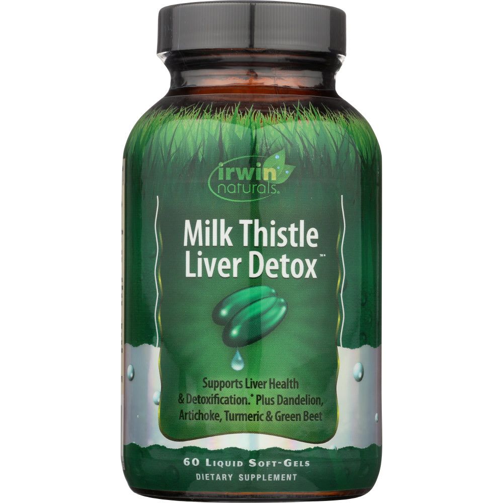 IRWIN NATURALS: Milk Thistle Liver Detox, 60 sg - #tag1# - #tag2#