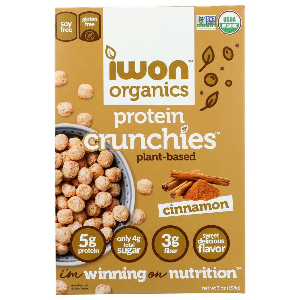 IWON ORGANICS: Crunchies Protein Cinnamn, 7 oz - #tag1# - #tag2#