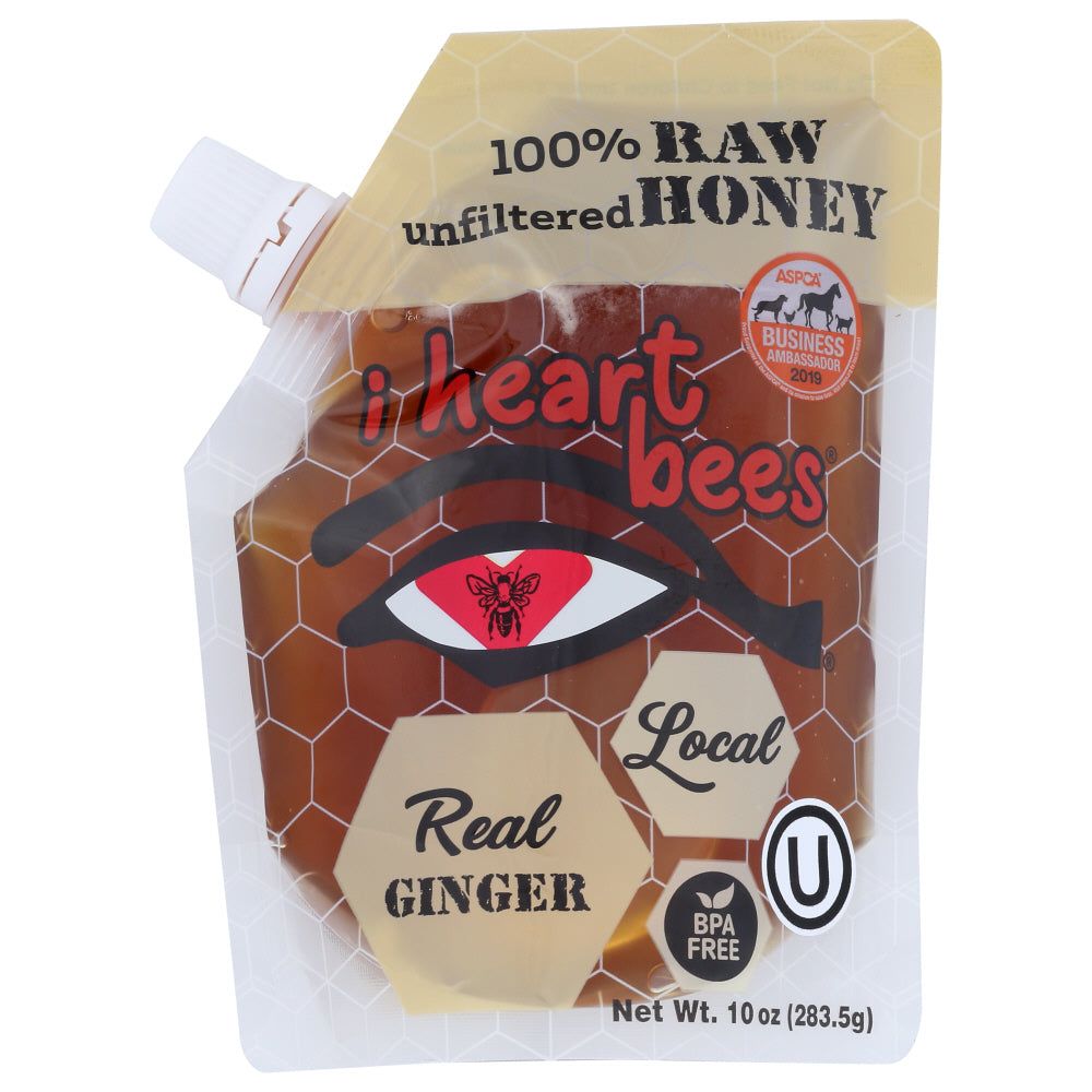 I HEART BEES: Honey Ginger, 10 oz - #tag1# - #tag2#