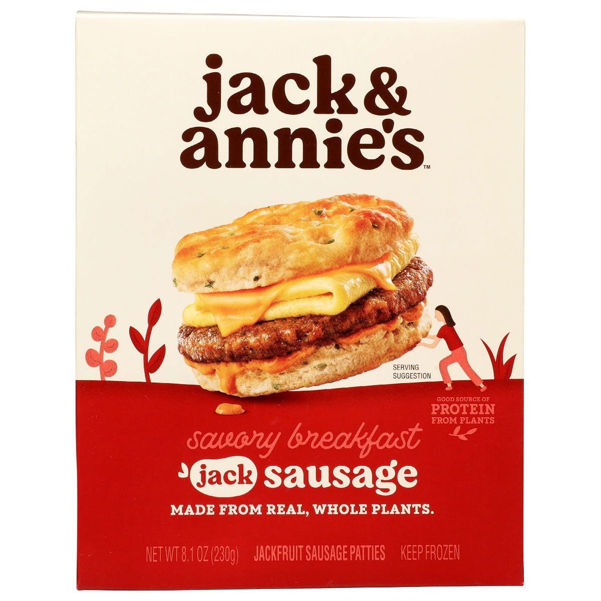 JACK & ANNIES: Savory Breakfast Sausage Patty, 8.1 oz - #tag1# - #tag2#