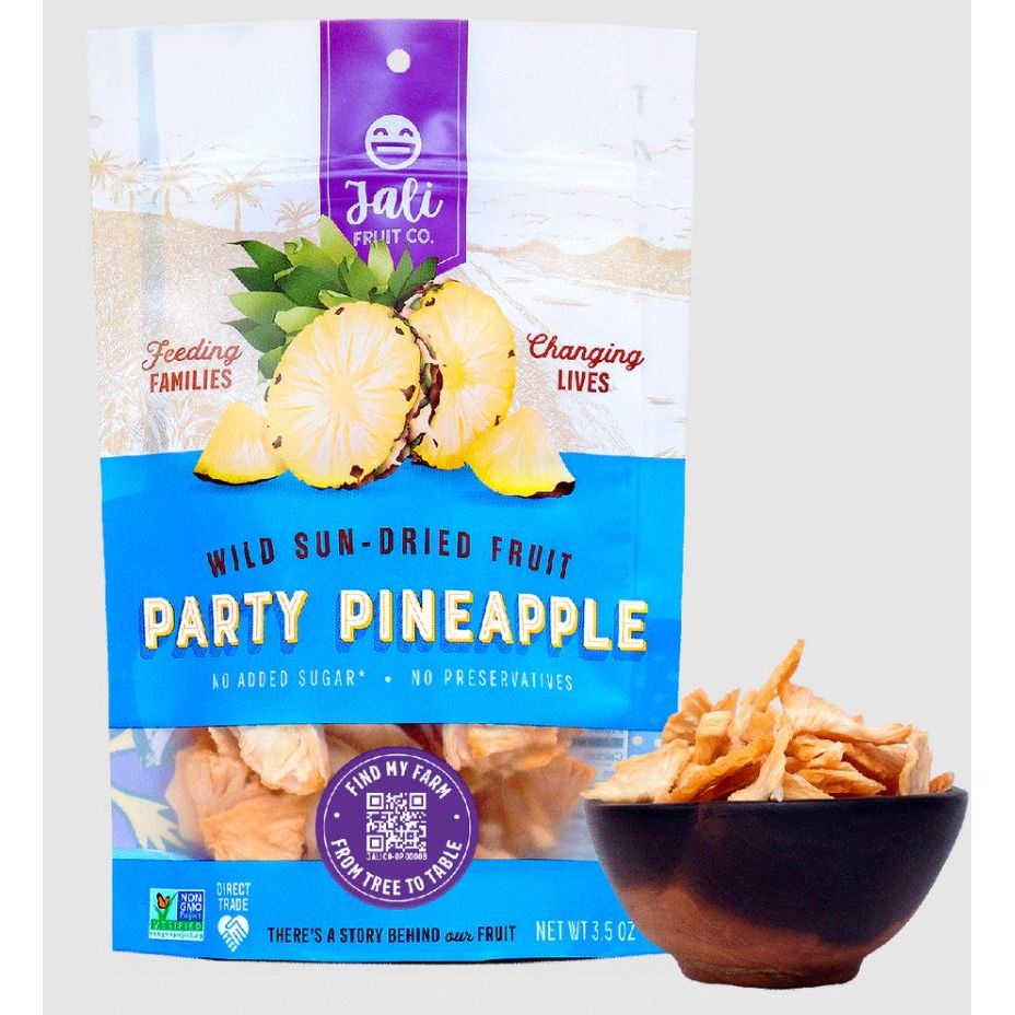 JALI FRUIT CO: Wild Sun Dried Fruit Party Pineapple, 3.5 oz - #tag1# - #tag2#