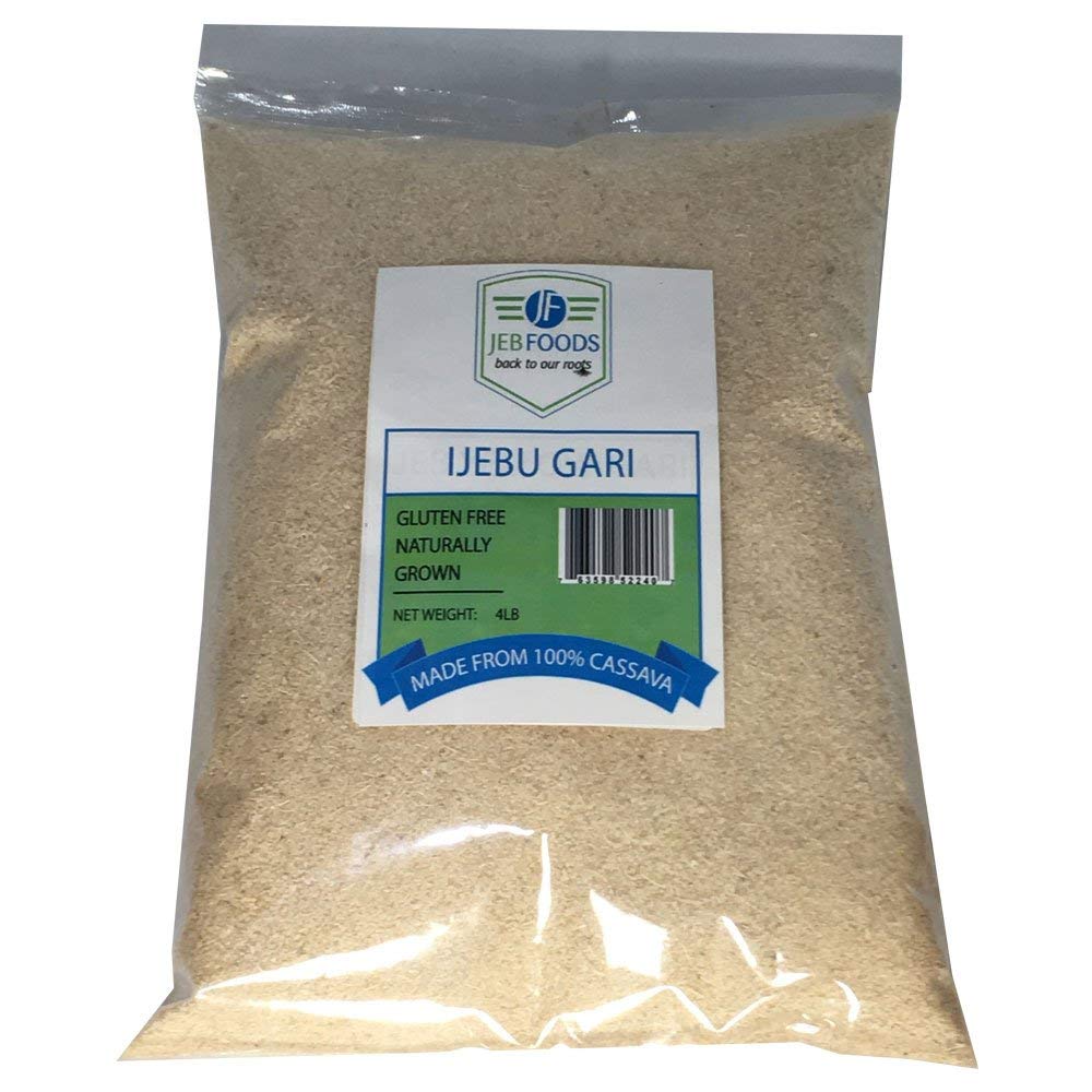 JEB FOODS: White Garri, 4 lb - #tag1# - #tag2#