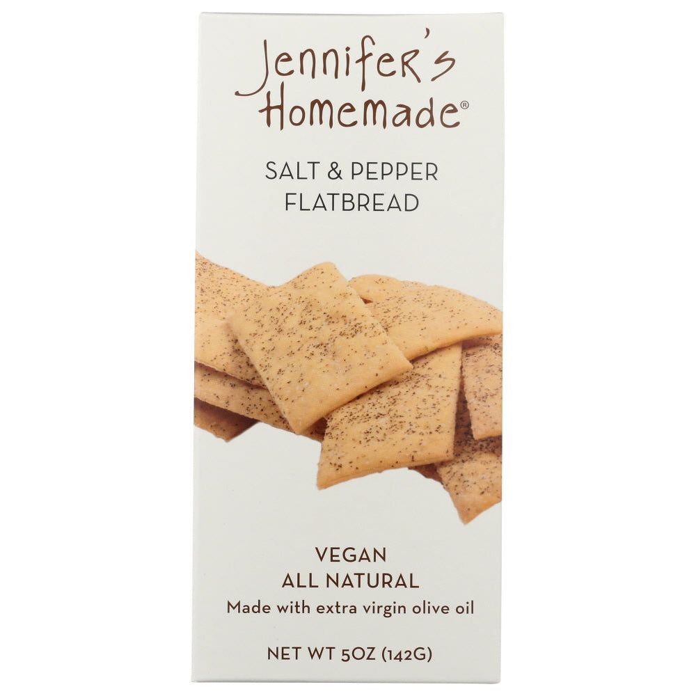 JENNIFERS HOMEMADE: Flatbread Salt N Pepper, 5 oz - #tag1# - #tag2#