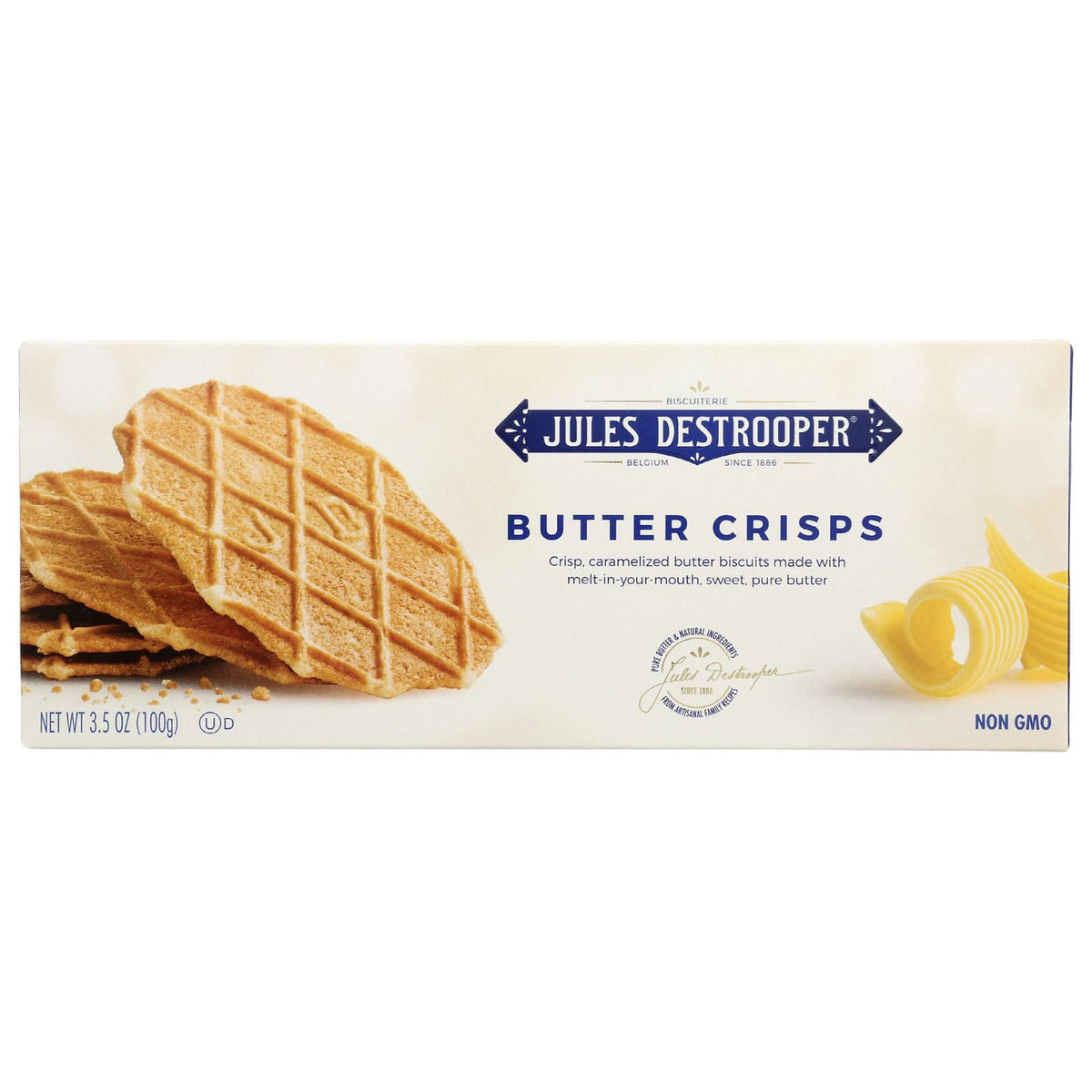 JULES DESTROOPER: Butter Crisps, 3.5 oz - Sunshine Co Op. - #tag1# - #tag2# - #tag3# - #tag4#