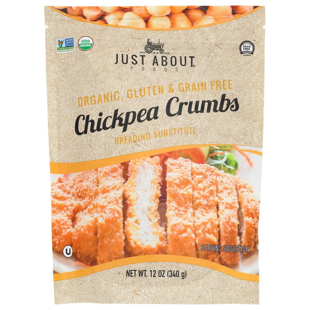 JUST ABOUT FOODS: Chickpea Crumbs, 12 oz - #tag1# - #tag2#