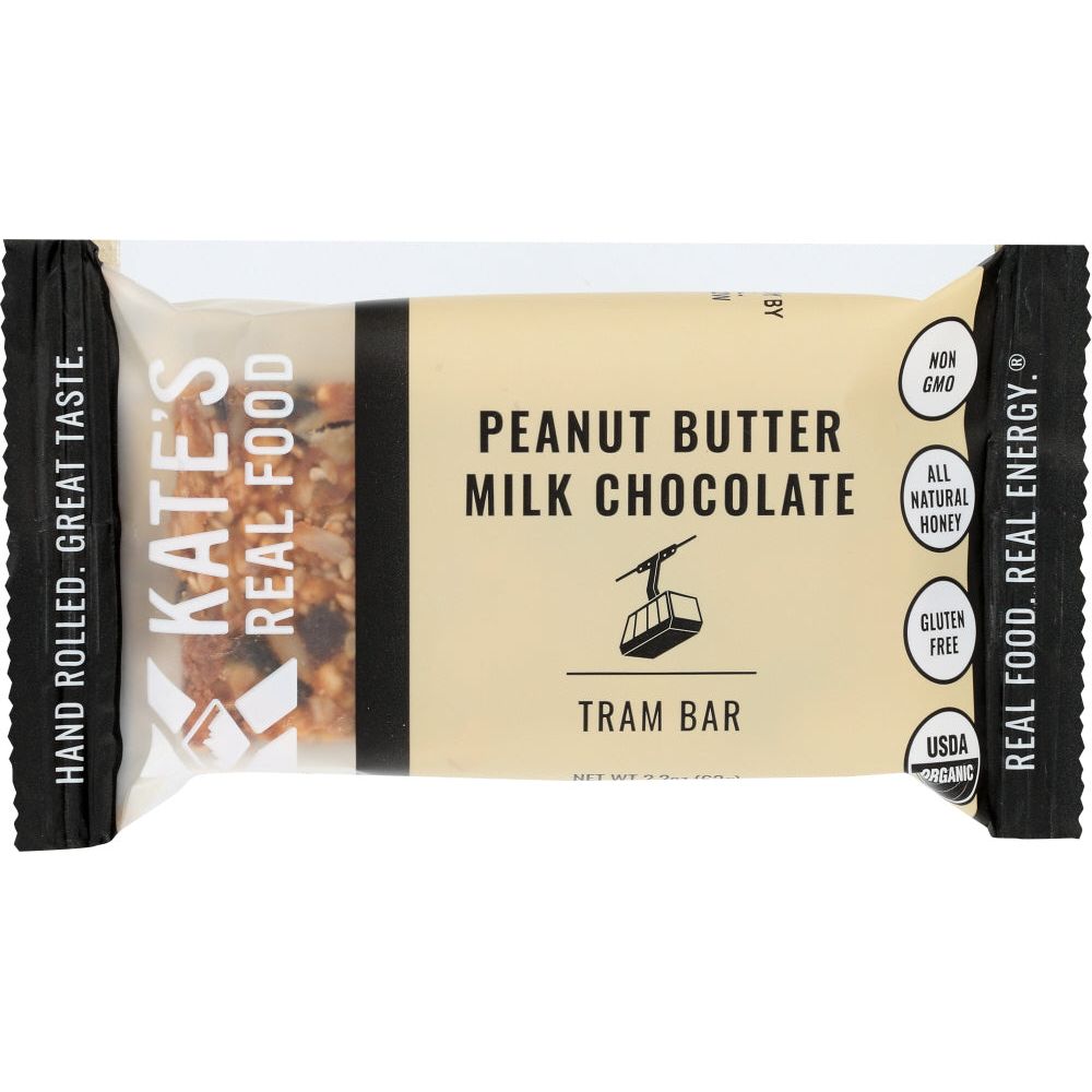 KATES REAL FOOD: Peanut Butter Milk Chocolate Bar, 2.2 oz - #tag1# - #tag2#
