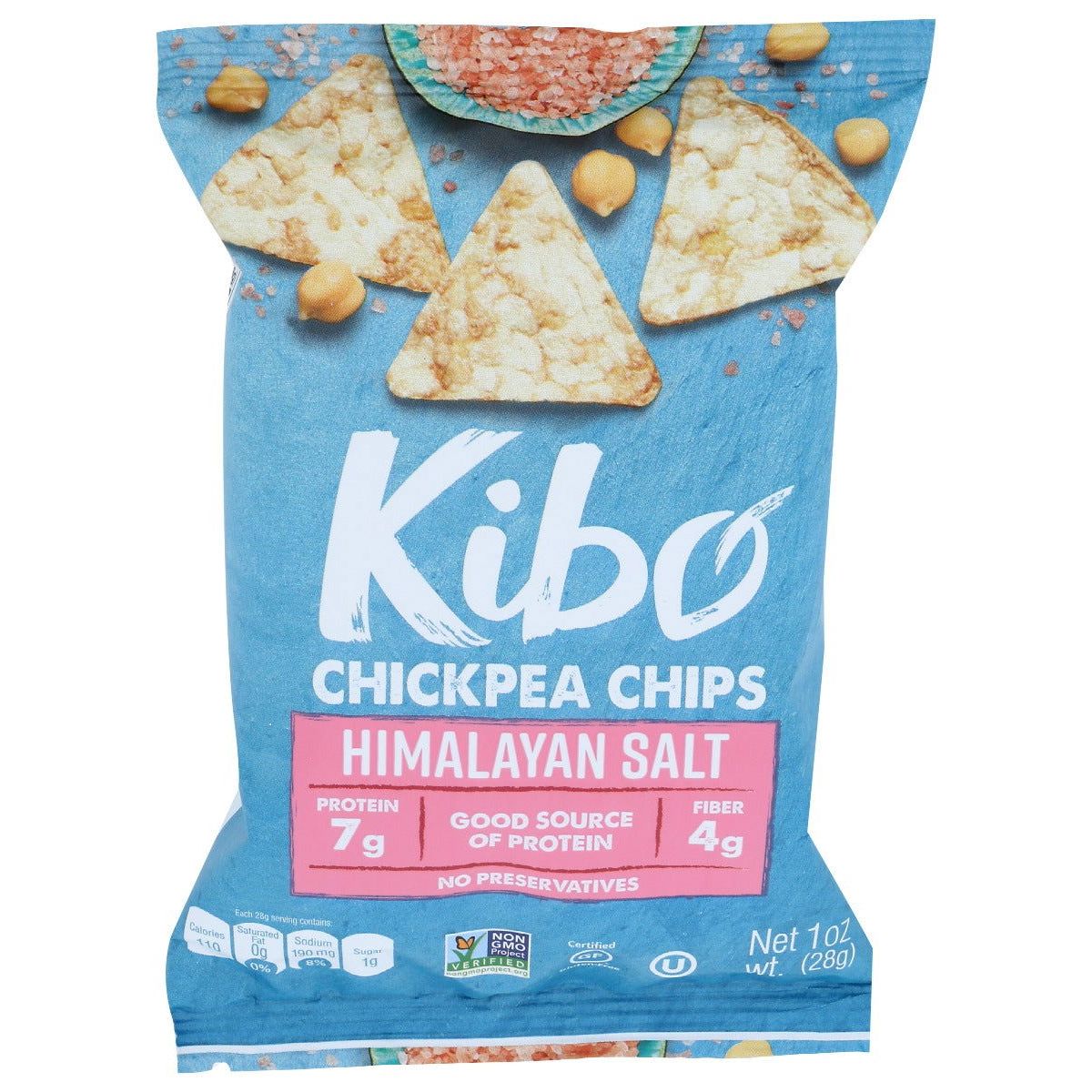 KIBO: Himalayan Salt Chickpea Chips, 1 oz - #tag1# - #tag2#