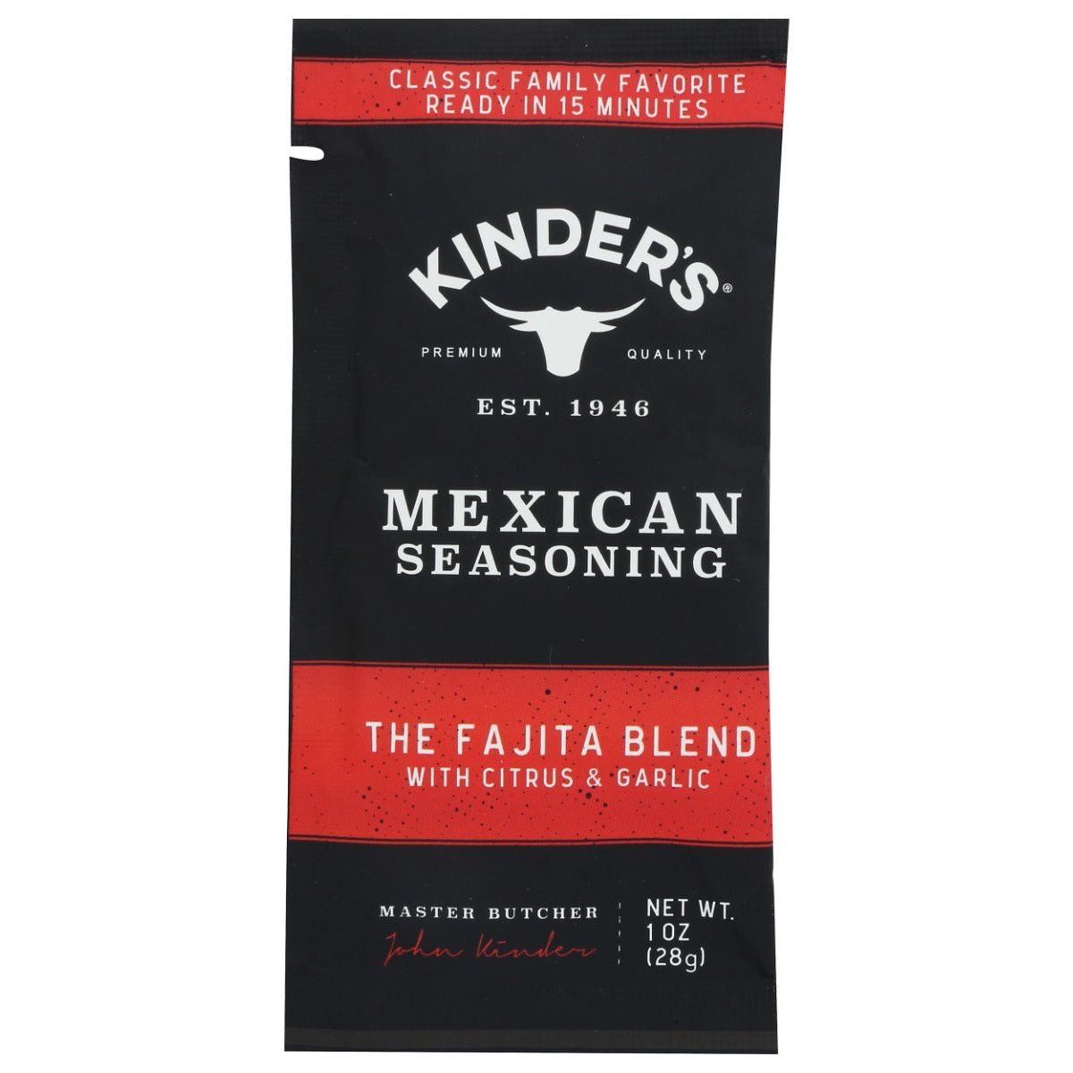 KINDERS: Seasoning Fajita Blend, 1 OZ - #tag1# - #tag2#