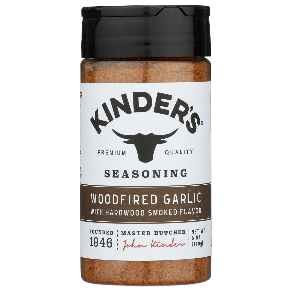 KINDERS: Woodfired Garlic Seasoning, 6 oz - #tag1# - #tag2#
