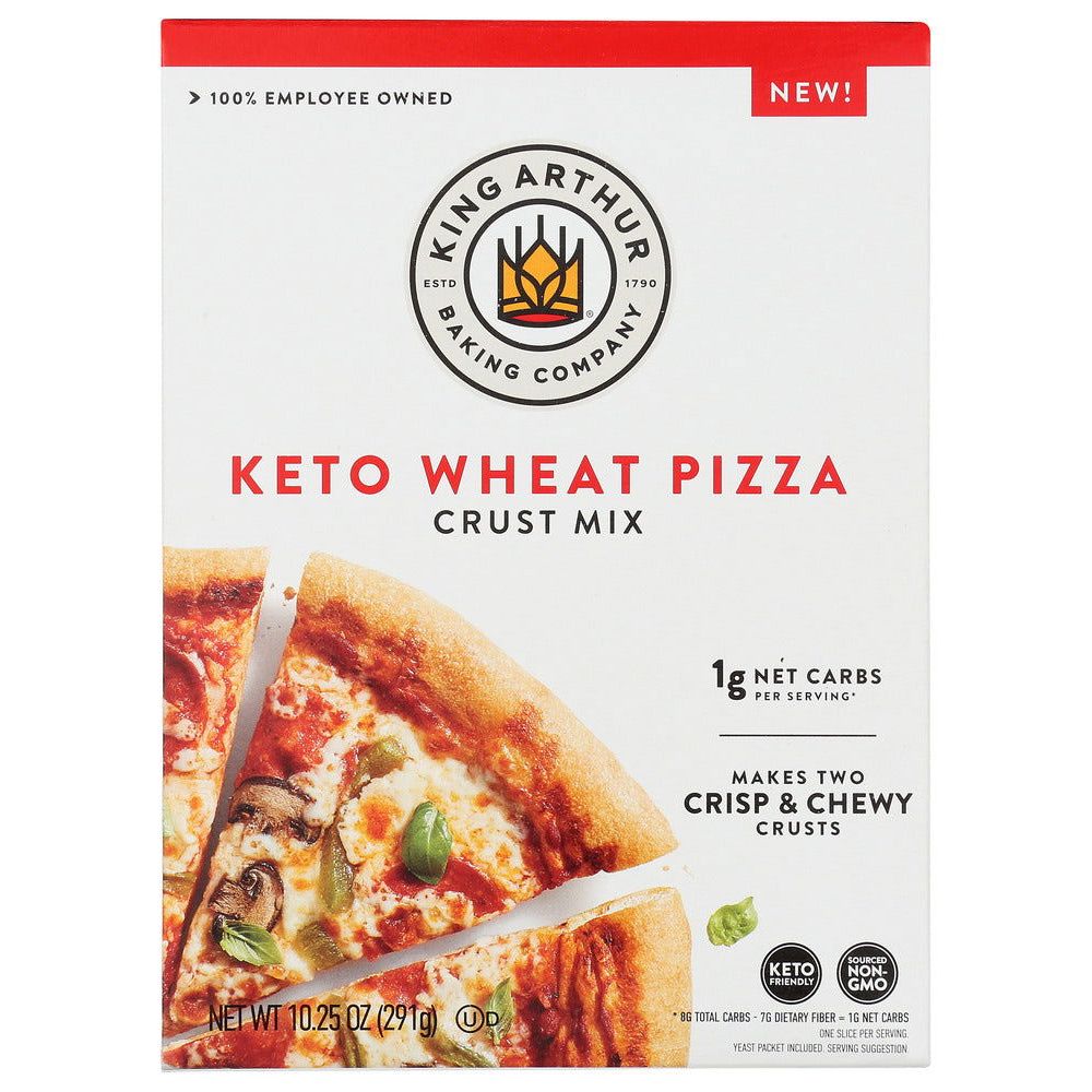 KING ARTHUR: Keto Wheat Pizza Crust Mix, 10.25 oz - #tag1# - #tag2#