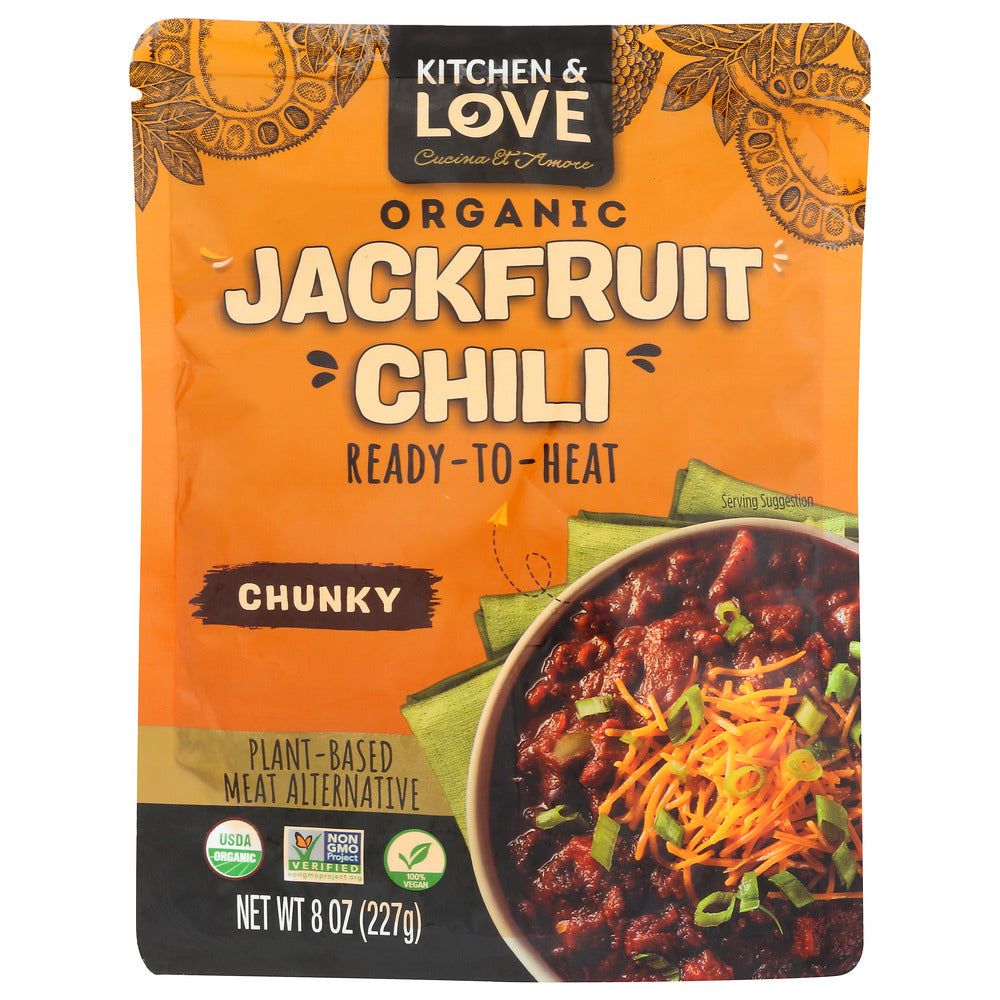 KITCHEN AND LOVE: Chunky Organic Jackfruit Chili, 8 oz - #tag1# - #tag2#