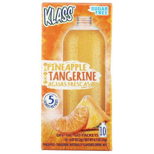 KLASS: Pineapple-Tangerine Drink Mix 10 Count, 0.7 oz - #tag1# - #tag2#