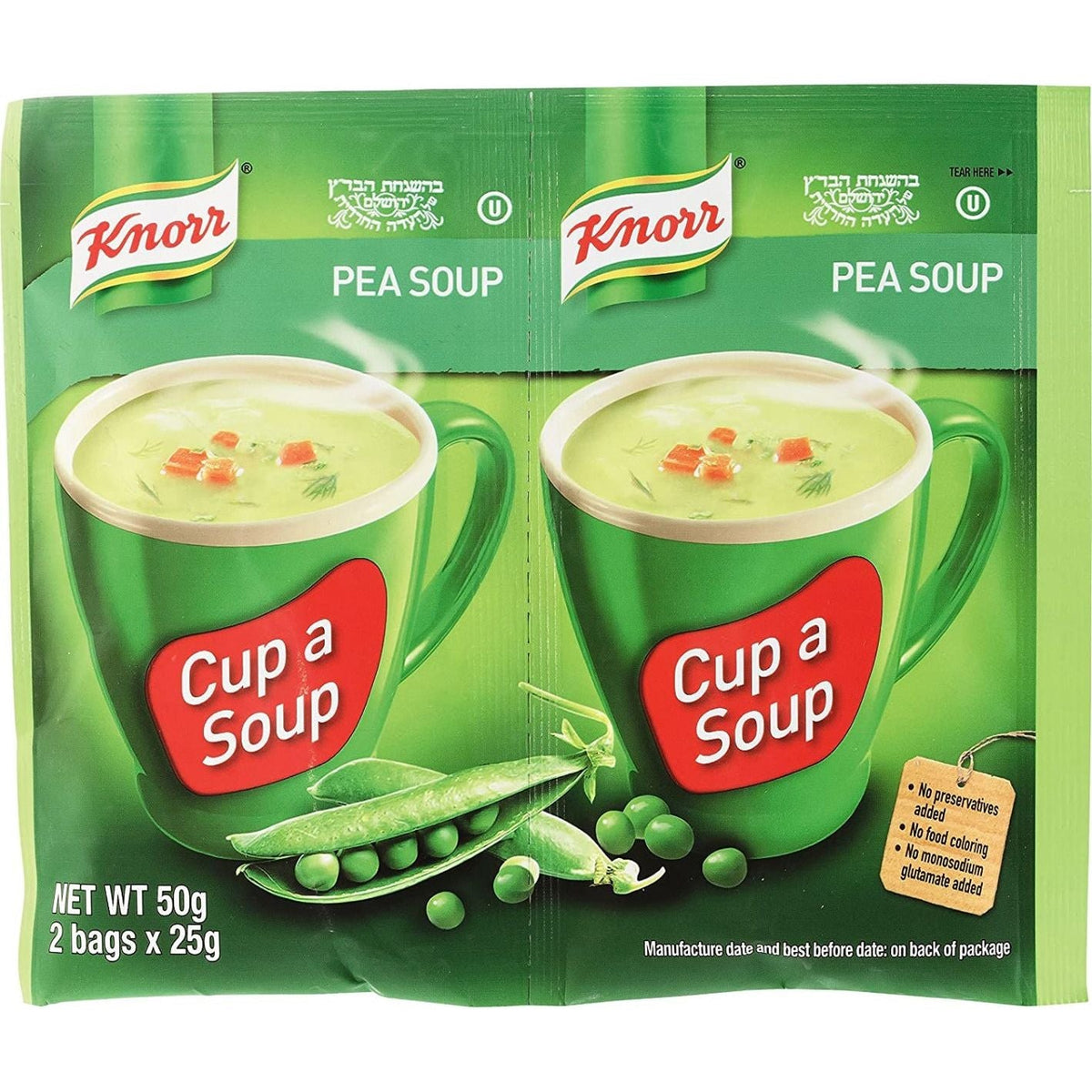 KNORR - KOSHER: Soup Inst Cup Pea, 1.76 oz - #tag1# - #tag2#