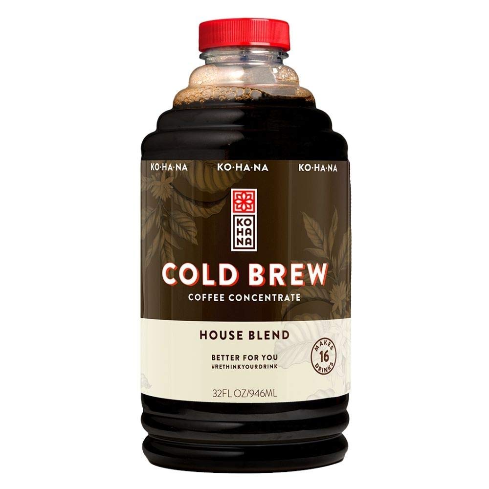 KOHANA: House Blend Cold Brew Coffee Concentrate, 32 oz - #tag1# - #tag2#