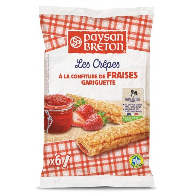 LAITA: Crepes Filled With Gariguette Strawberry Jam Bag Of 6, 180 gm - #tag1# - #tag2#