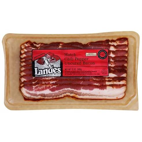 LANDES: Hatch Chili Pepper Uncured Bacon, 12 oz - #tag1# - #tag2#