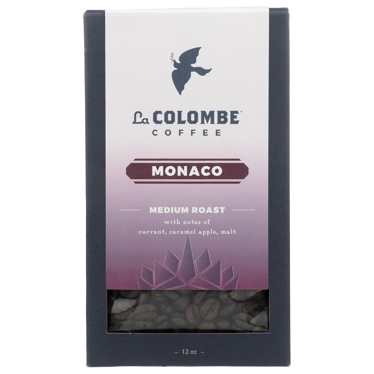 LA COLOMBE: Coffee Whl Bean Monaco, 12 oz - #tag1# - #tag2#