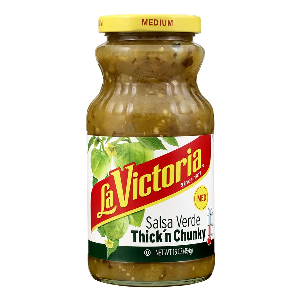 LA VICTORIA: Thick N Chunky Salsa Verde Medium, 16 oz - #tag1# - #tag2#
