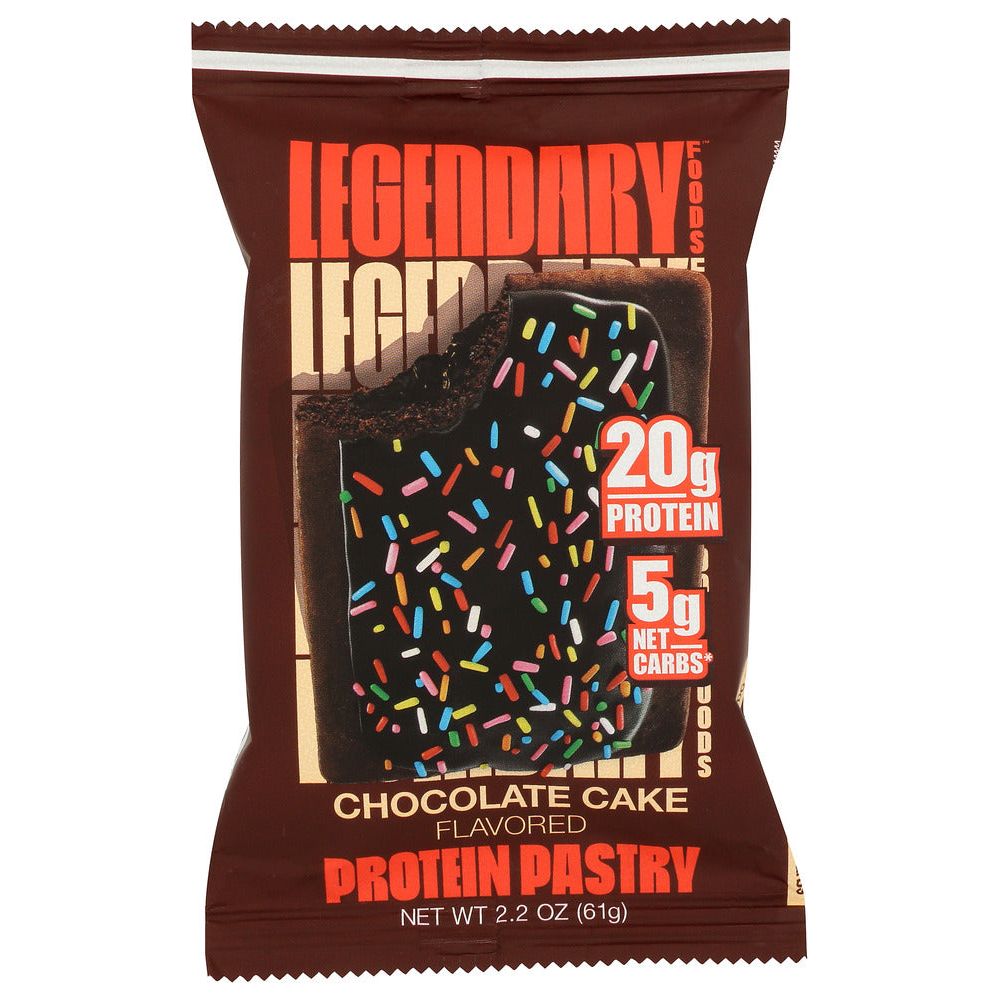 LEGENDARY FOODS: Chocolate Cake Tasty Pastry, 2.2 oz - #tag1# - #tag2#