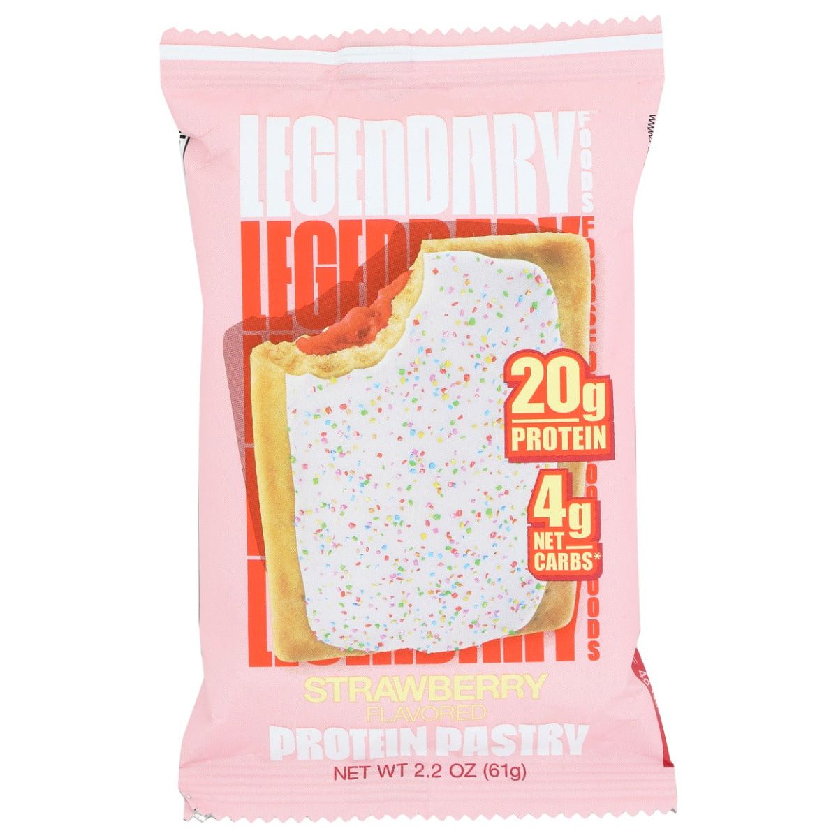 LEGENDARY FOODS: Strawberry Protein Pastry, 2.2 oz - #tag1# - #tag2#