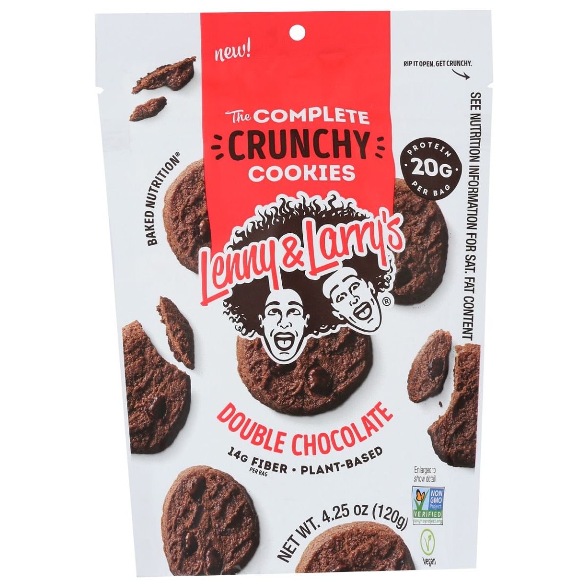LENNY & LARRYS: The Complete Crunchy Cookies Double Chocolate, 4.25 oz - #tag1# - #tag2#