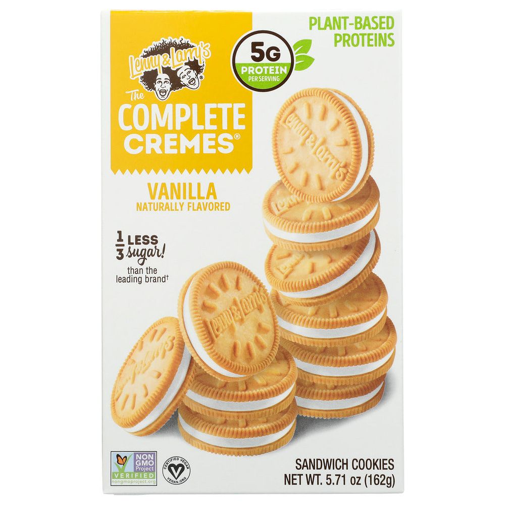 LENNY & LARRYS: Vanilla Complete Cremes Cookies, 5.71 oz - #tag1# - #tag2#