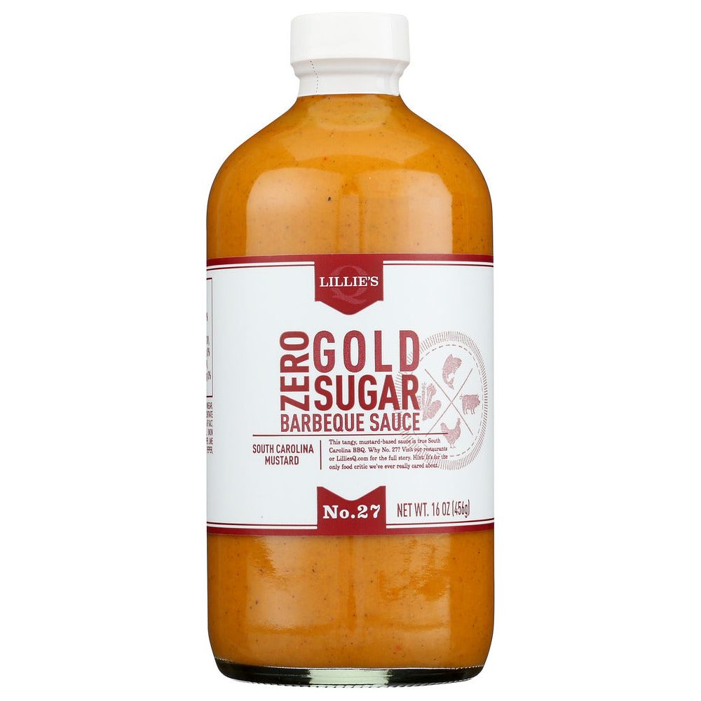 LILLIES Q: Sauce Gold Zero Sugar, 16 OZ - #tag1# - #tag2#
