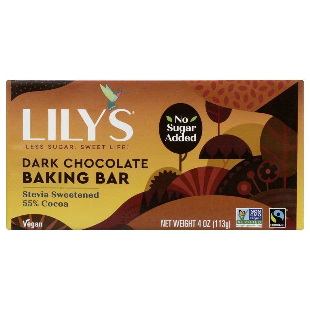 LILYS SWEETS: Baking Bar Stevia Sweetened, 4 oz - #tag1# - #tag2#