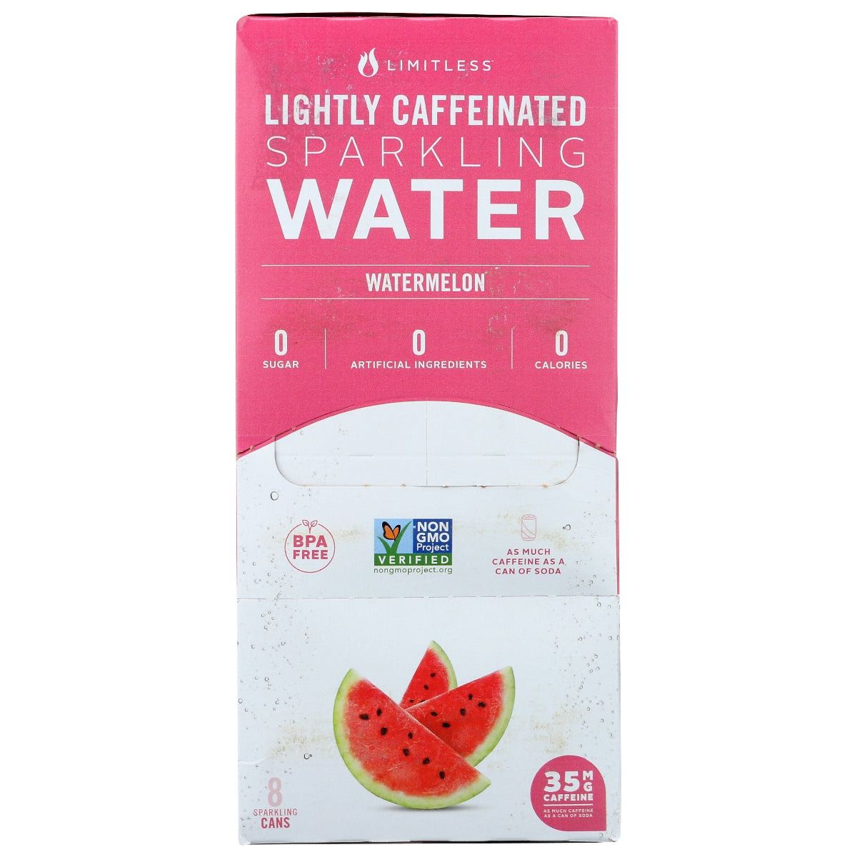 LIMITLESS: Watermelon Sparkling Water 8 Pk, 96 fo - #tag1# - #tag2#