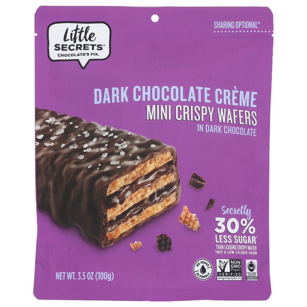 LITTLE SECRETS LLC: Wafer Drk Choc Sslt, 3.5 oz - #tag1# - #tag2#