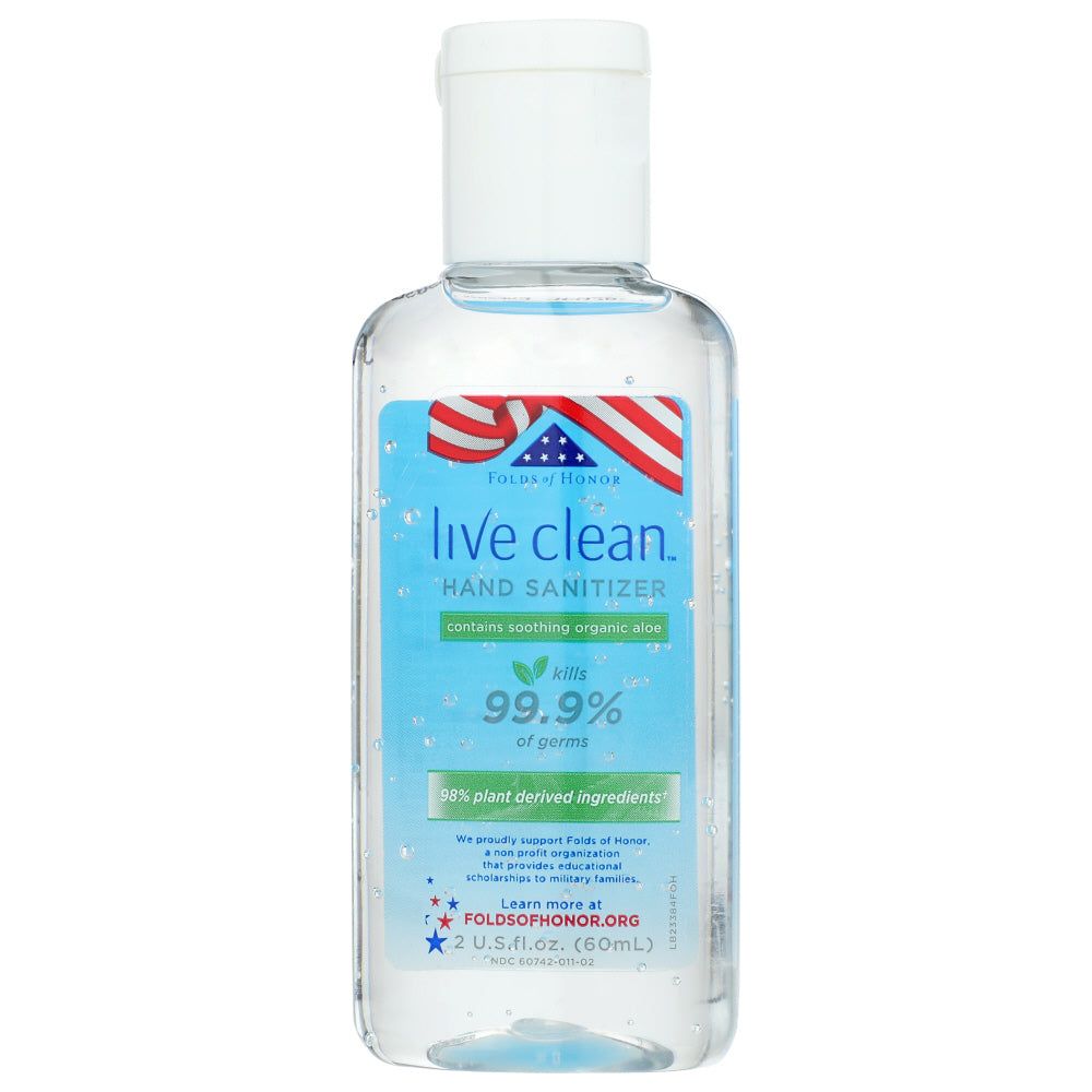 LIVE CLEAN: Organic Aloe Hand Sanitizer, 2 oz - #tag1# - #tag2#