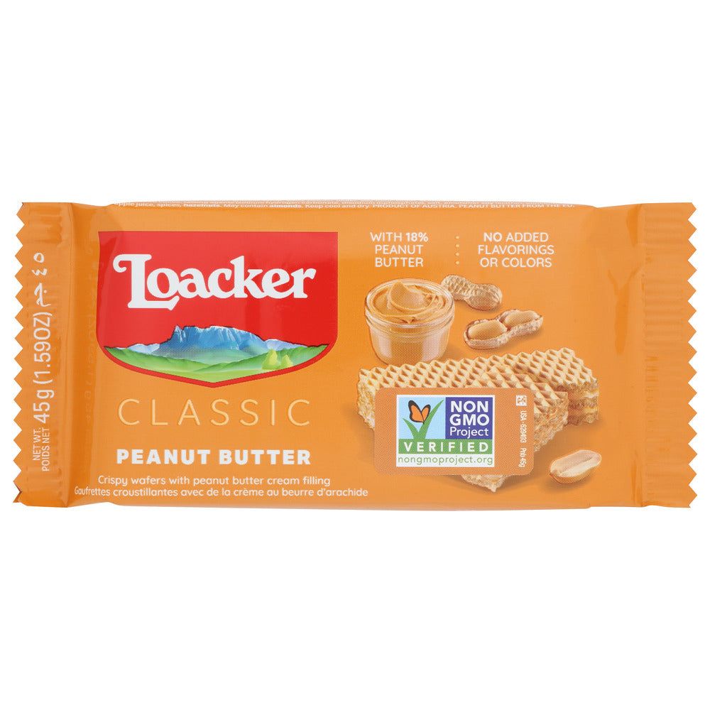 LOACKER: Wafer Clsc Pnut Bttr 45G, 1.59 OZ - #tag1# - #tag2#