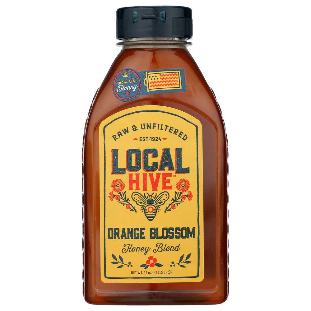 LOCAL HIVE: Orange Blossom Honey Blend, 16 oz - #tag1# - #tag2#