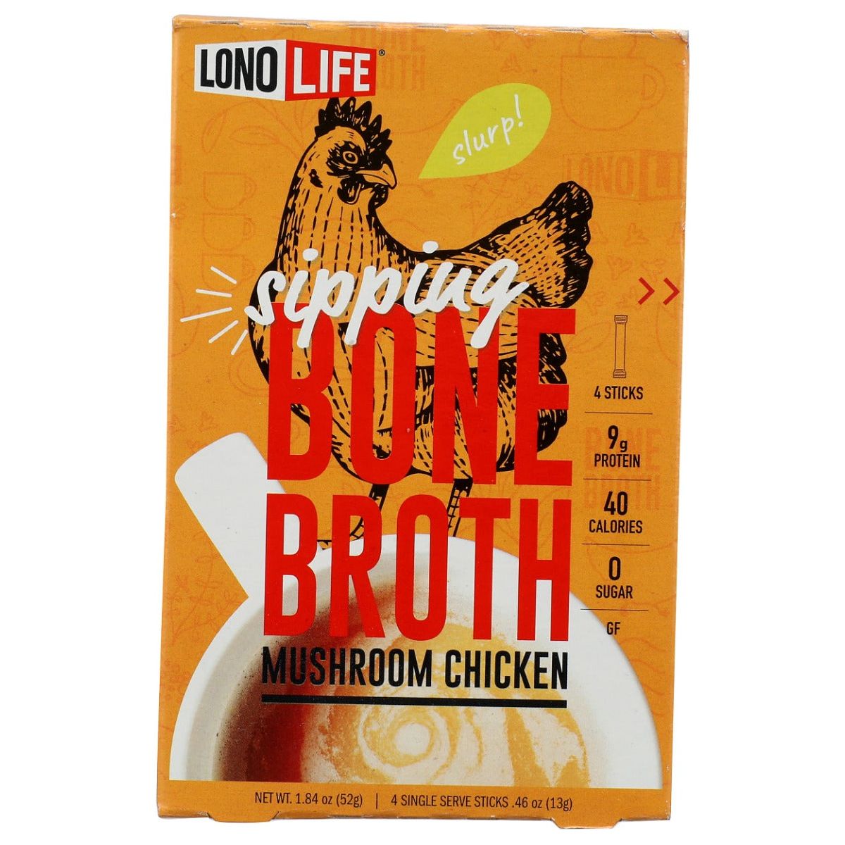 LONOLIFE: Mushroom Chicken Bone Broth, 4 pk - #tag1# - #tag2#