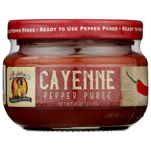 LOUISIANA PEPPER EXCHANGE: Puree Pepper Cayenne, 4 OZ - #tag1# - #tag2#