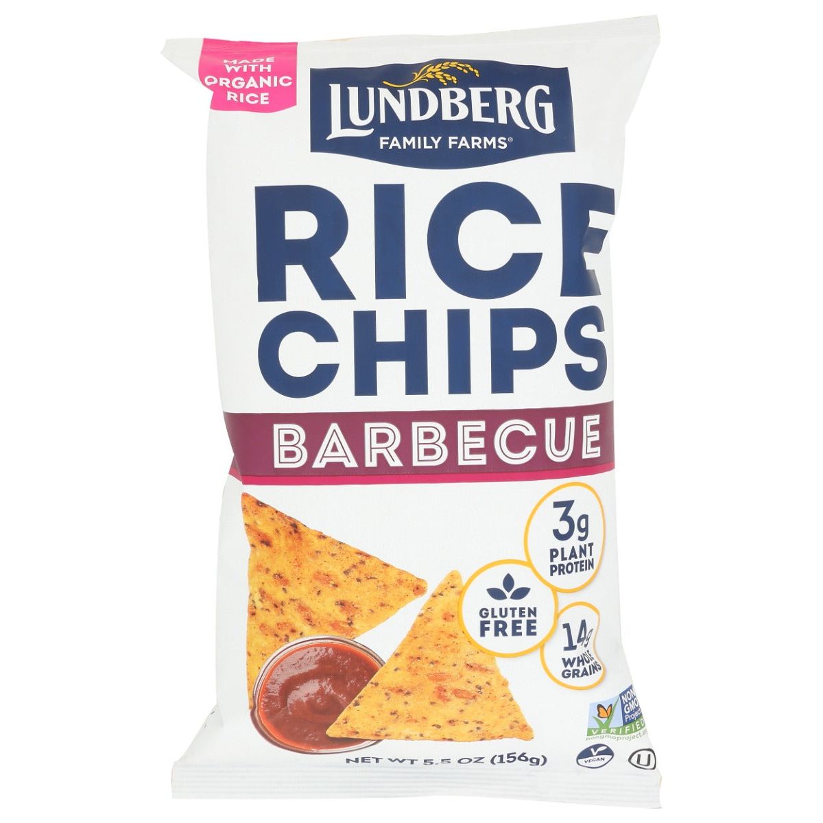 LUNDBERG: Rice Chips Santa Fe Barbecue, 5.5 oz - #tag1# - #tag2#
