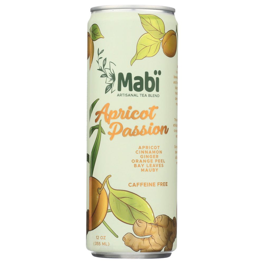 MABI ARTISANAL TEA: Apricot Passion Cold Brewed Spice Tea, 12 fo - #tag1# - #tag2#