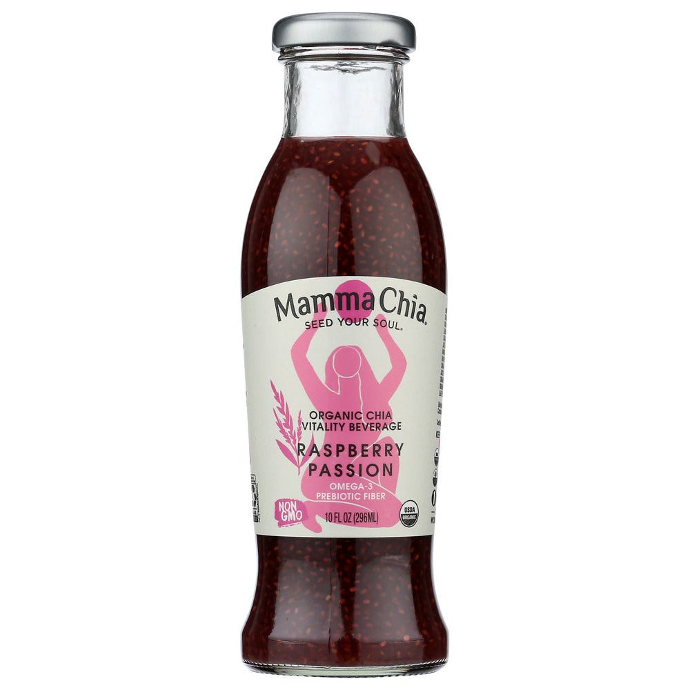 MAMMA CHIA: Organic Raspberry Passion Vitality Beverage, 10 oz - #tag1# - #tag2#