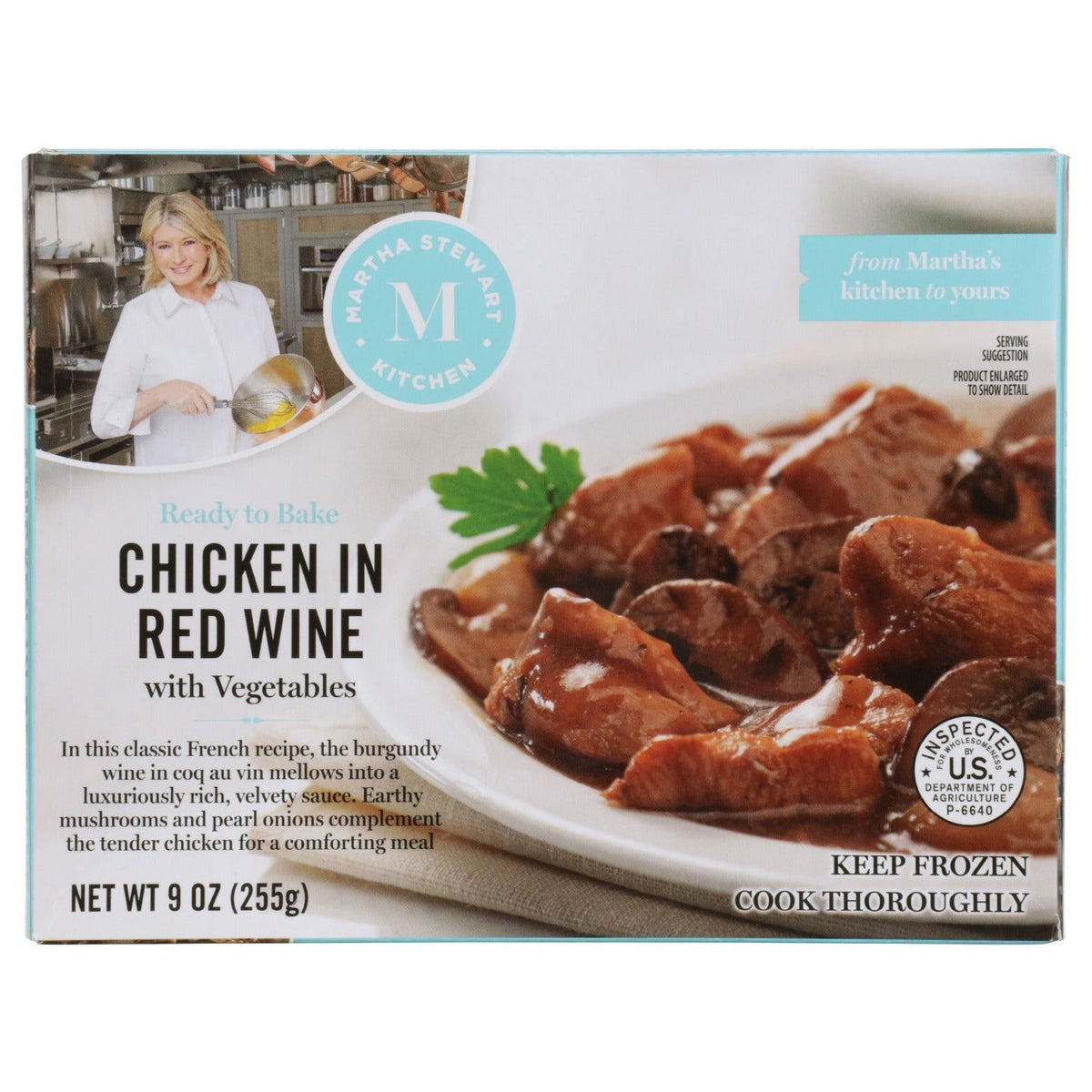 MARTHA STEWART KITCHEN: Chicken In Red Wine, 9 oz - #tag1# - #tag2#