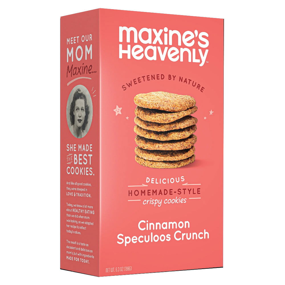 MAXINES HEAVENLY: Cinnamon Speculoos Crunch Crispy Cookies, 6.3 oz - #tag1# - #tag2#